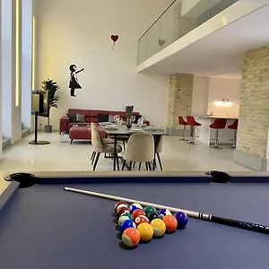 Loft With Pool Table, Kitchen Island & Gallery Apartment